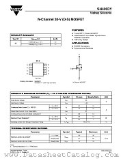 SI4406DY datasheet pdf Vishay