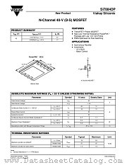 SI7884DP datasheet pdf Vishay