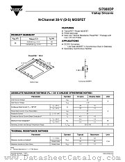 SI7880DP datasheet pdf Vishay
