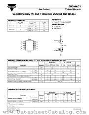 SI4501ADY datasheet pdf Vishay