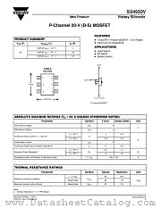 SI3493DV datasheet pdf Vishay