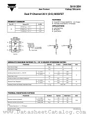 SI1913DH datasheet pdf Vishay