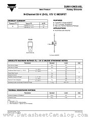 SUM110N05-06L datasheet pdf Vishay