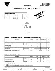 SI2315BDS datasheet pdf Vishay