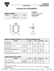 SI3481DV datasheet pdf Vishay