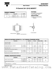 SI4441EDY datasheet pdf Vishay