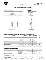 SI4411DY datasheet pdf Vishay