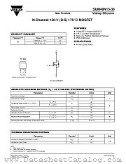 SUM40N15-38 datasheet pdf Vishay