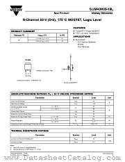 SUM40N05-19L datasheet pdf Vishay