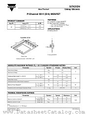SI7421DN datasheet pdf Vishay
