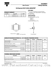 SI4336DY datasheet pdf Vishay