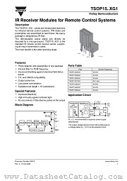 TSOP15..XG1 datasheet pdf Vishay
