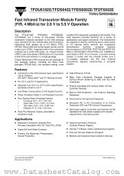 TFDS6402 datasheet pdf Vishay