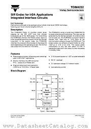 TOIM4232 datasheet pdf Vishay