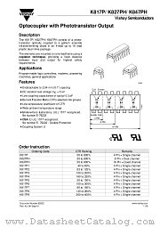 K827PH datasheet pdf Vishay