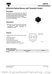 CNY70 datasheet pdf Vishay