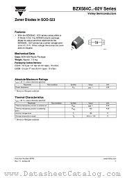 BZX584C..-02V SERIES datasheet pdf Vishay