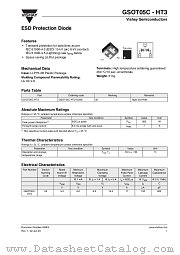 GSOT05C - HT3 datasheet pdf Vishay