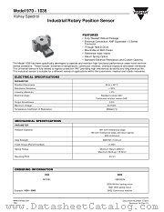 MODEL 970-1036 datasheet pdf Vishay