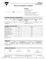 CFA0207 datasheet pdf Vishay