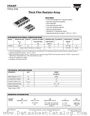 CRA06P datasheet pdf Vishay