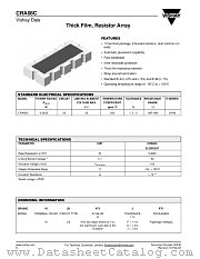 CRA08C datasheet pdf Vishay