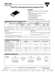 CRCC1206 datasheet pdf Vishay