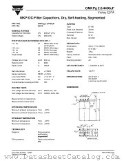 GMKPG 2.6/4400µF datasheet pdf Vishay
