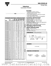 IMS-2WWD-40 datasheet pdf Vishay
