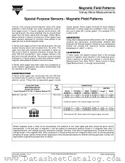 MAGNETIC FIELD PATTERNS datasheet pdf Vishay