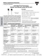 S555/Z555 (NON QPL) datasheet pdf Vishay
