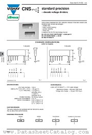 CNS 471 (STANDARD) SFERNICE datasheet pdf Vishay