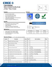 C3D10060G datasheet pdf Wolfspeed