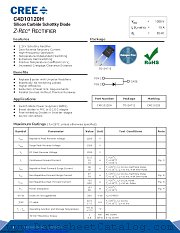 C4D10120H datasheet pdf Wolfspeed