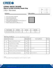 CPW5-0650-Z030B datasheet pdf Wolfspeed