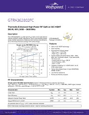GTRA362802FC-V1 datasheet pdf Wolfspeed