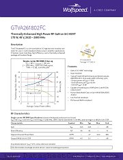 GTVA261802FC-V1 datasheet pdf Wolfspeed