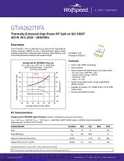 GTVA262711FA-V2 datasheet pdf Wolfspeed
