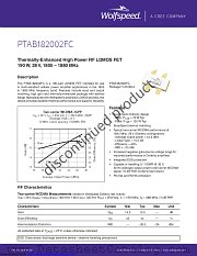 PTAB182002FC-V1 datasheet pdf Wolfspeed