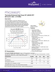PTAC210802FC-V1 datasheet pdf Wolfspeed