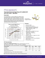 PTAC260302FC-V1 datasheet pdf Wolfspeed