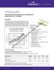 PTFB213208FV-V2 datasheet pdf Wolfspeed