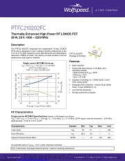 PTFC210202FC-V1 datasheet pdf Wolfspeed