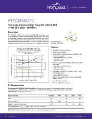 PTFC261402FC-V1 datasheet pdf Wolfspeed