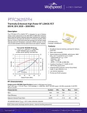 PTFC262157FH-V1 datasheet pdf Wolfspeed