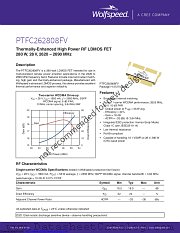 PTFC262808FV-V1 datasheet pdf Wolfspeed
