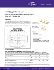 PTVA042502EC/FC-V1 datasheet pdf Wolfspeed