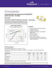 PTVA104501EH-V1 datasheet pdf Wolfspeed