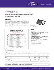 PTVA120121M-V1 datasheet pdf Wolfspeed