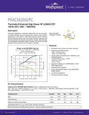 PXAC182002FC-V1 datasheet pdf Wolfspeed